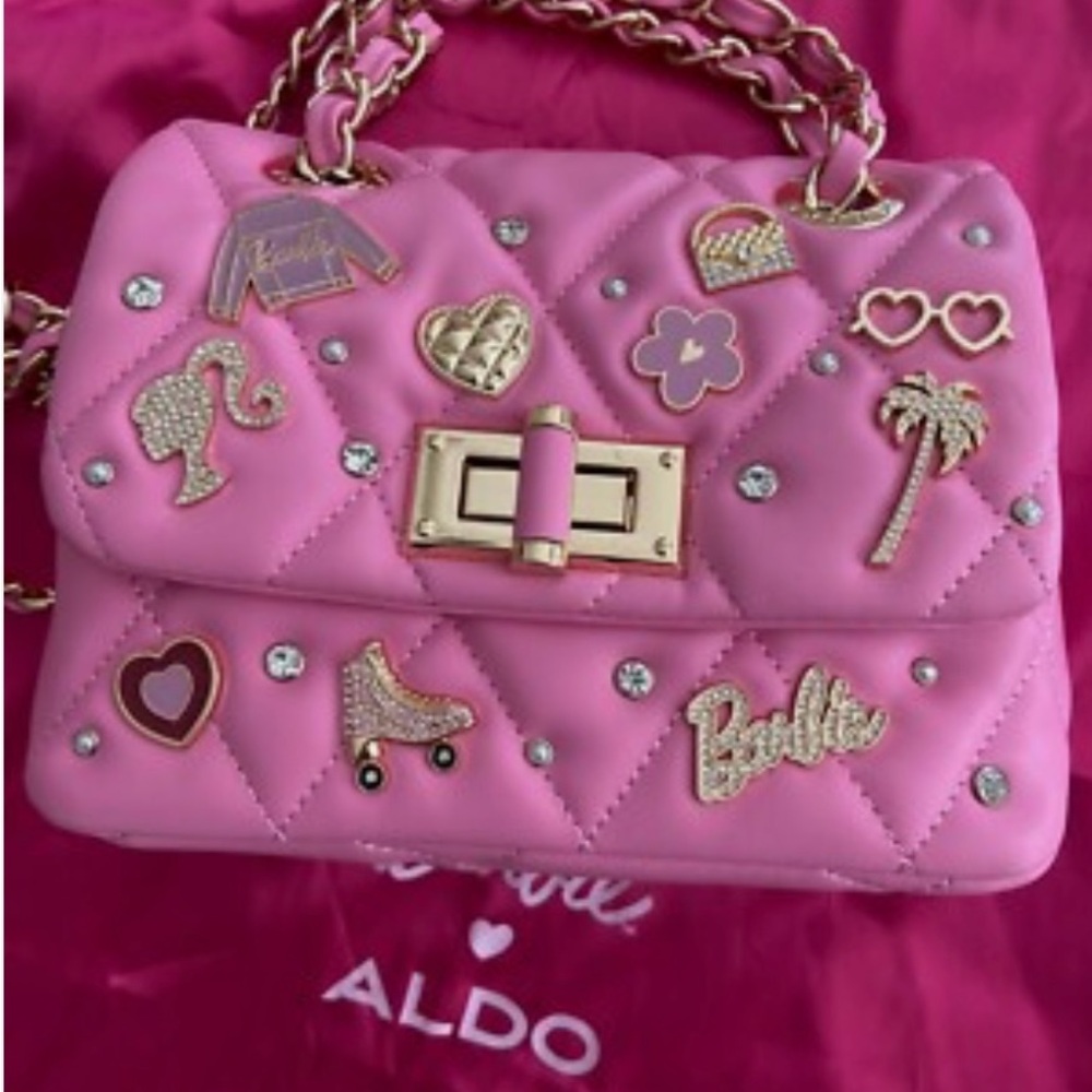 Aldo Pink Quilted Barbie Bag